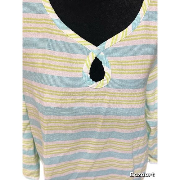 NWOT Sun Bay Missy 100% Cotton Tunic size Large - Picture 3 of 9